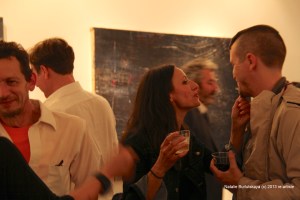 reartiste at the opening, Guillaume Paturel