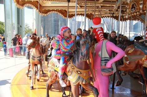 Big and small Bubbles at Jane's Carousel