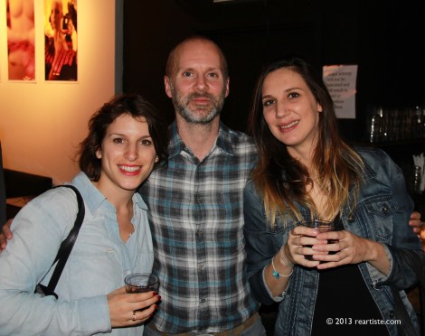 Aaron Smith with the guests