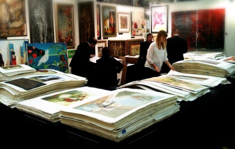 Art sales at Artexpo New York.