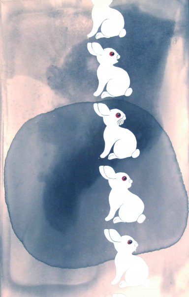 Watercolor by Maria Kviklis inspired the Objects Reartiste designs