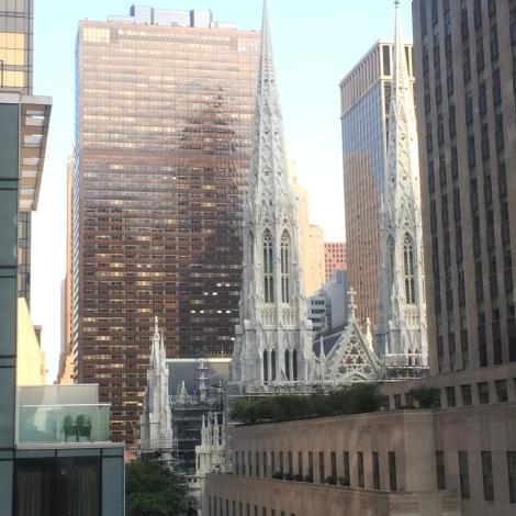 The view from the terrace