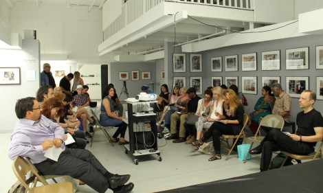 Art Terrace meetup group in September. Talking about collective art projects.