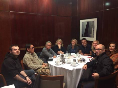 Art Terrace: meeting each other at the coffee table. Our meetup in October 2014. Hosted by RE:ARTISTE