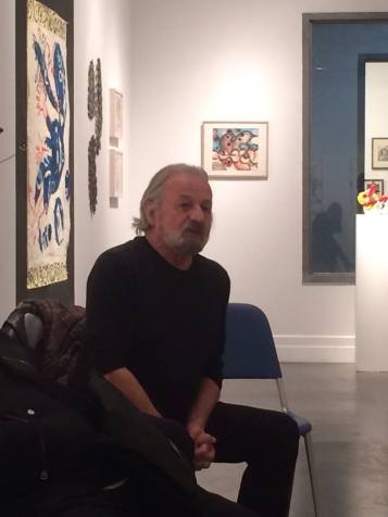 Janusz Obst, a sculptor. Member of the Art Terrace meetup group.