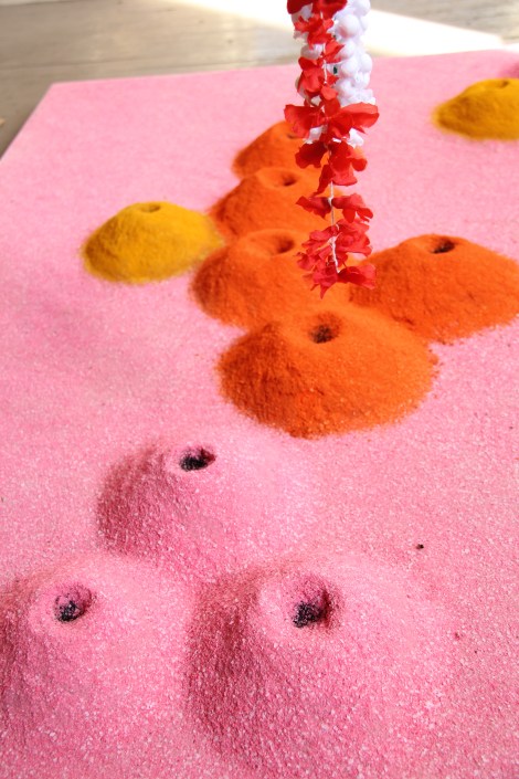 Installation by Jayanthi Moorthy on the Governors Island, NYC.