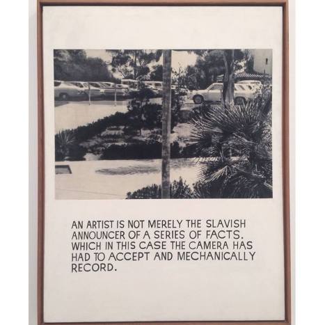 Artwork by John Baldessari at the new Whitney.