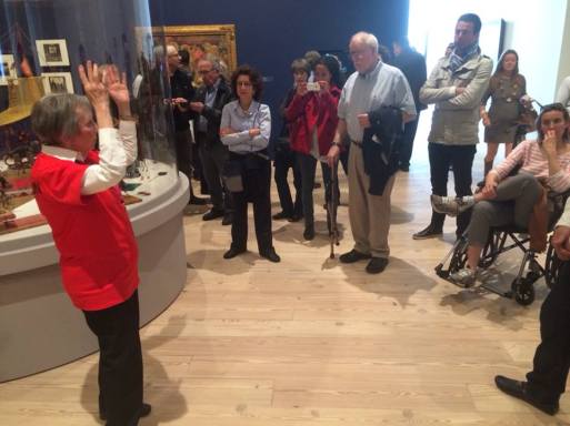 The introductory tour on the very first day of opening.