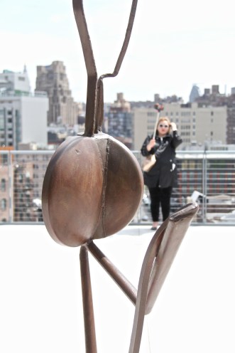 Outdoor artwork at the new Whitney.